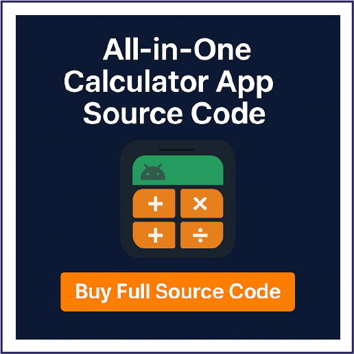 All-in-One Calculator App Source Code – Buy Full Source Code
